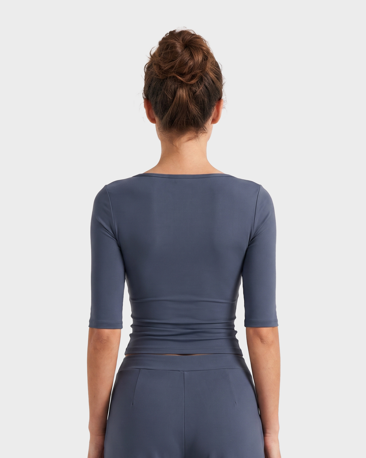 Nola 3/4 Sleeve Top & Shorts Set - Blue