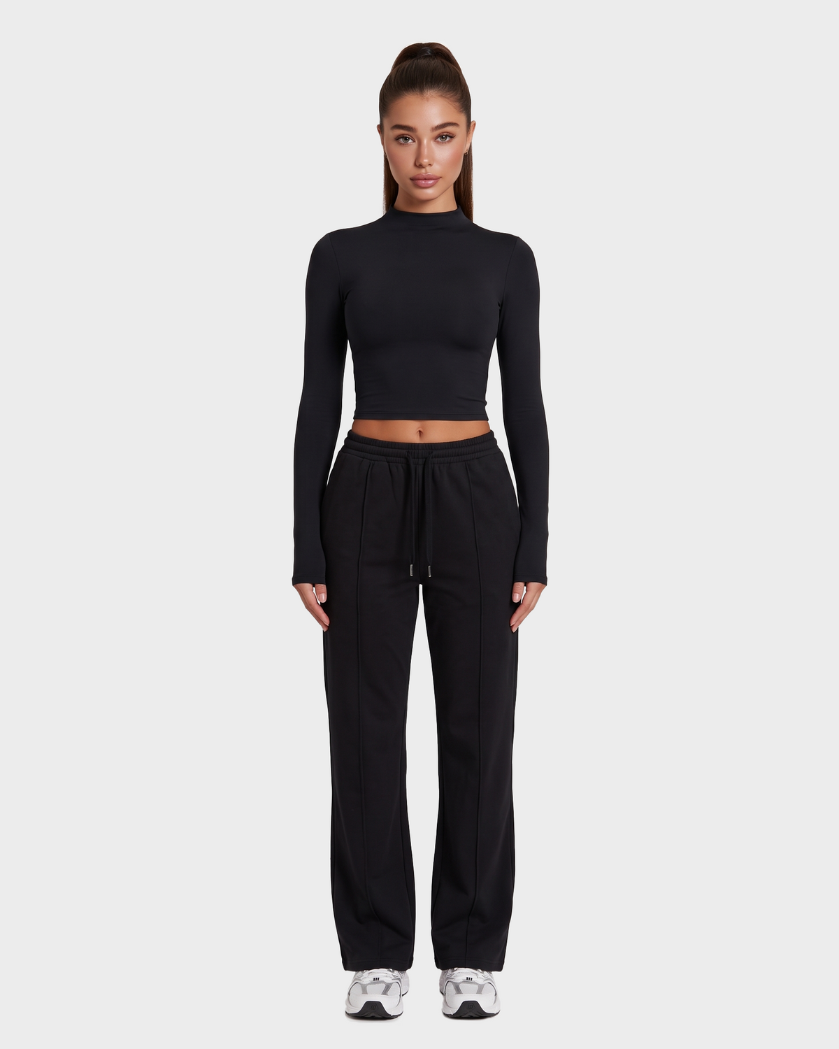 Rose Turtleneck Top