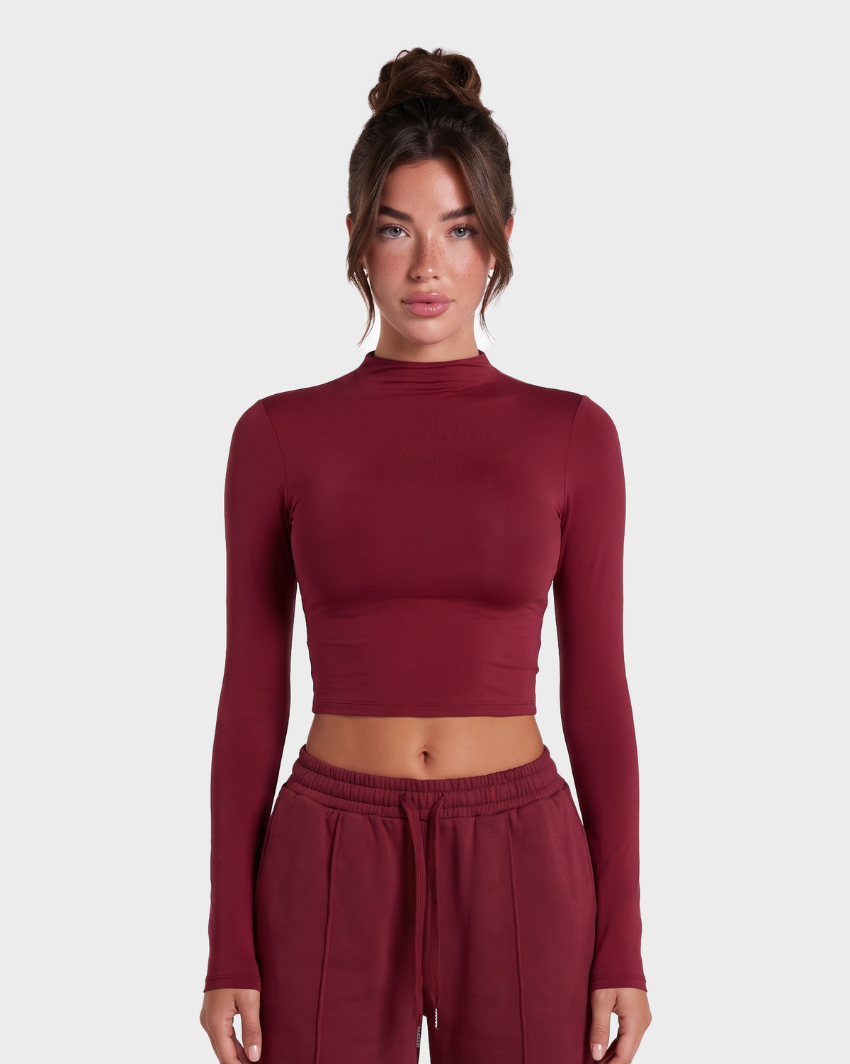 Rose Turtleneck Top