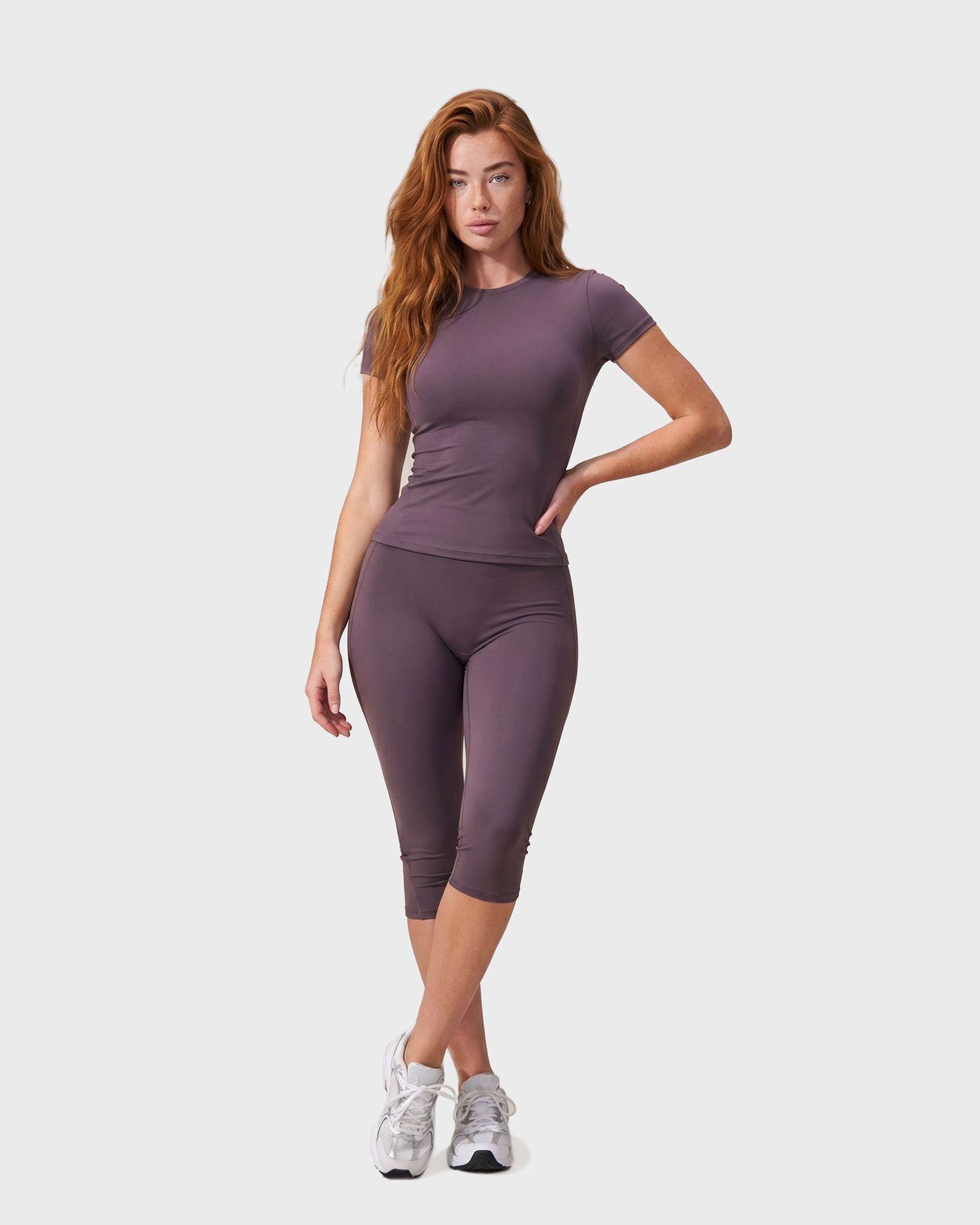 Amelie 3-Piece Capri Set - Purple