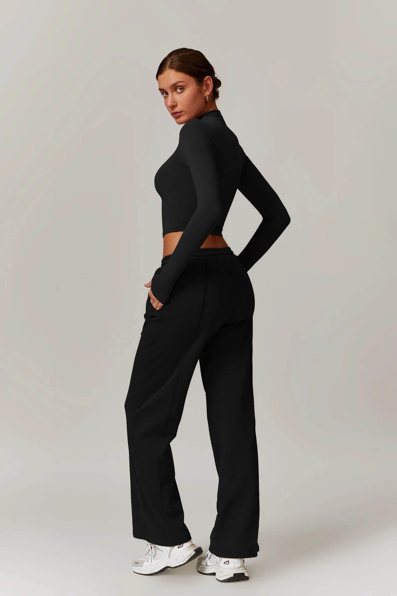 Rose Turtleneck Top