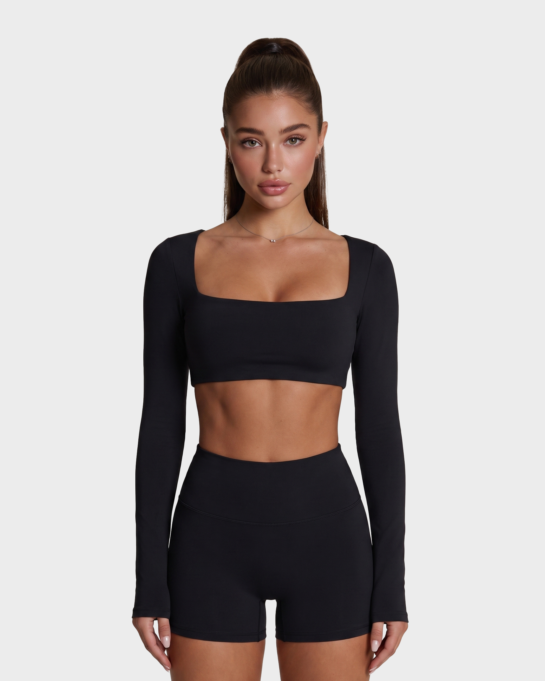 Chelsea Long Sleeve Crop Top
