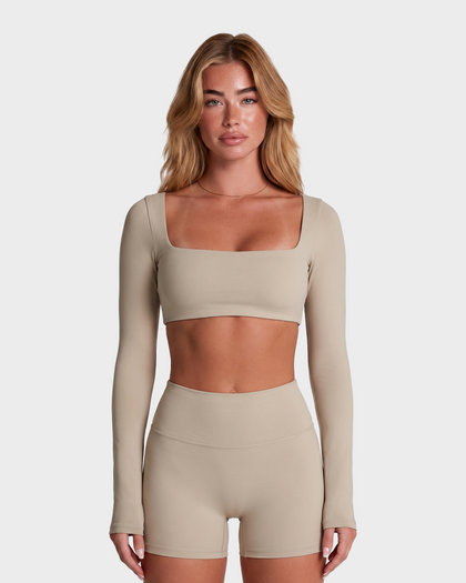Chelsea Long Sleeve Crop Top