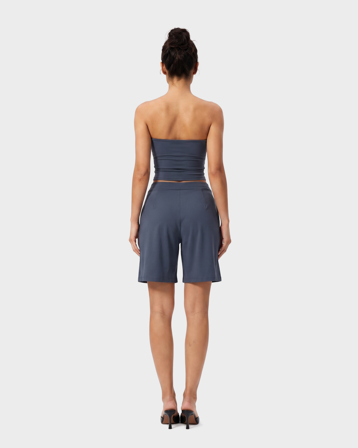 Nola Tube Top & Shorts Set - Blue