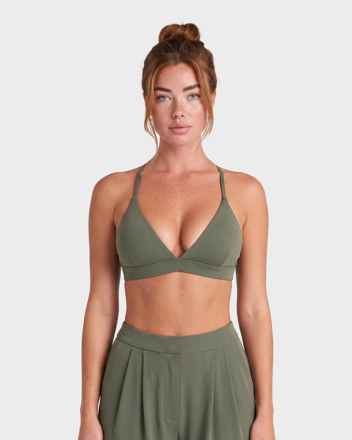 Nola Sports Bra & Shorts Set - Sage