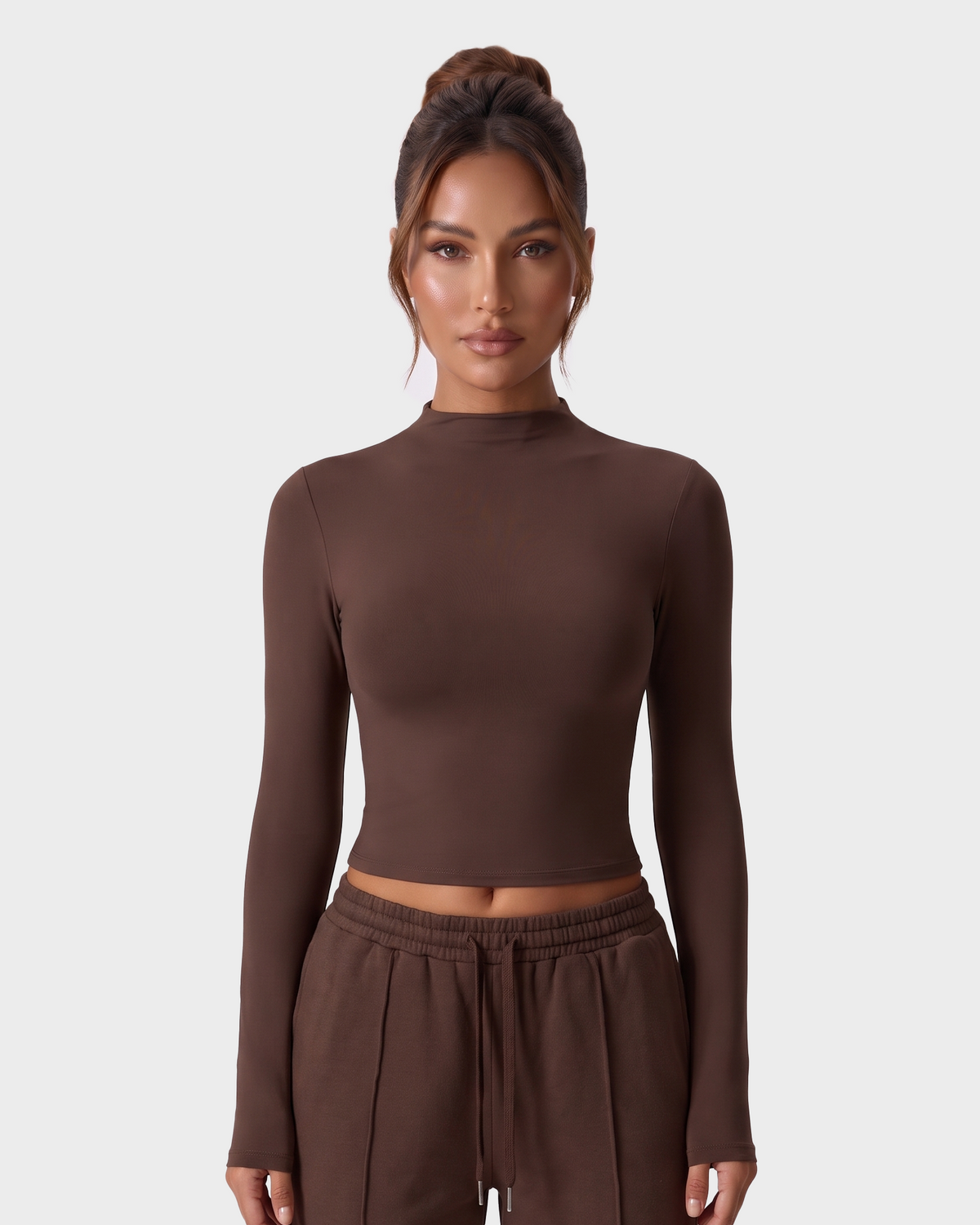 Rose Turtleneck Top
