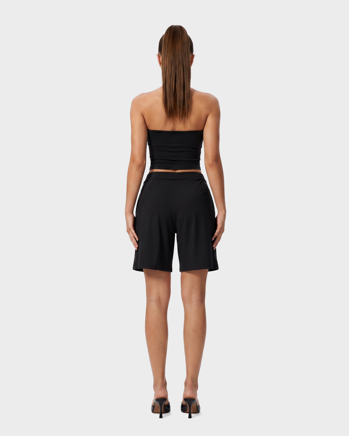 Nola Tube Top & Shorts Set - Black