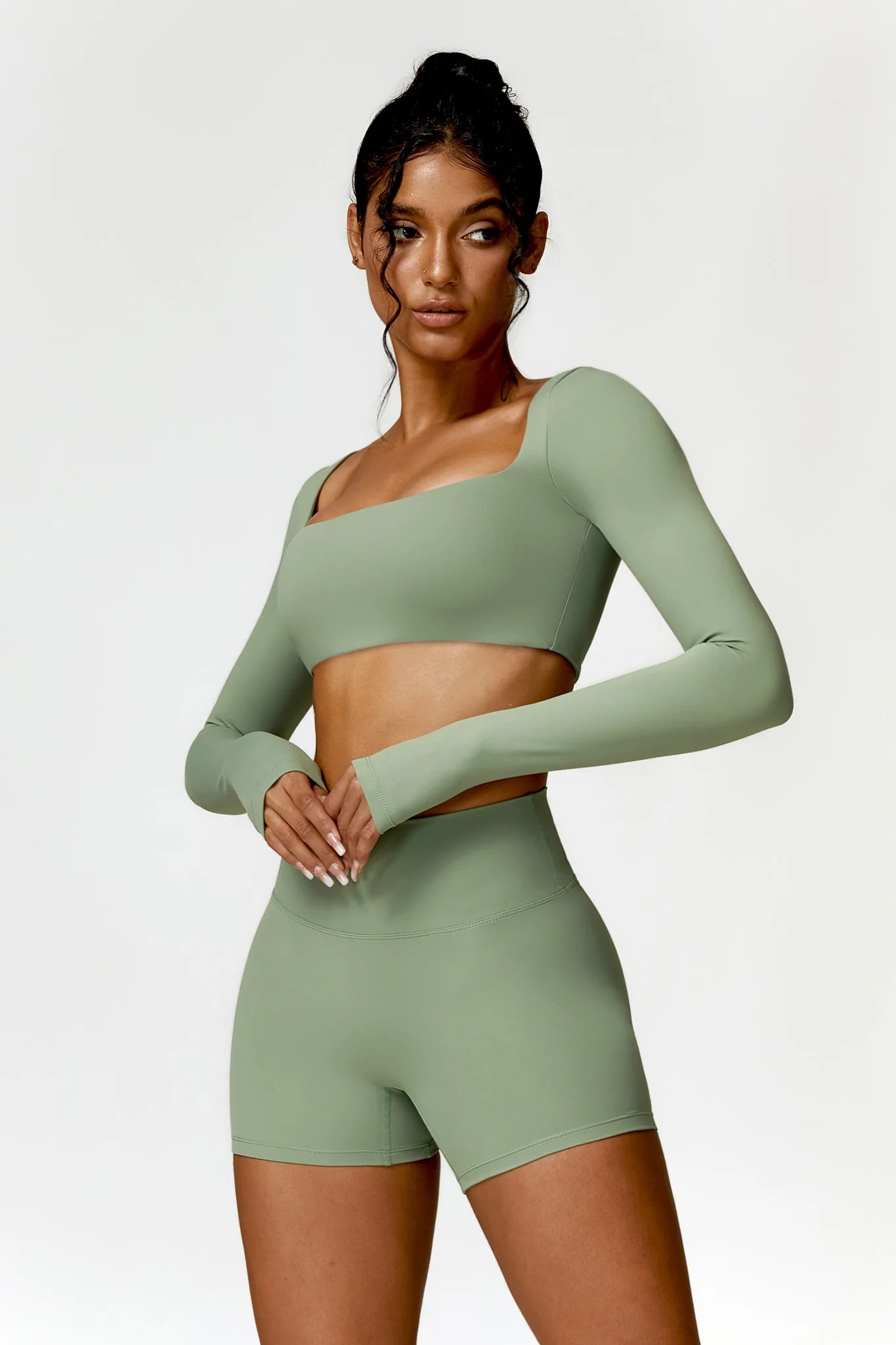 Chelsea Long Sleeve Crop Top