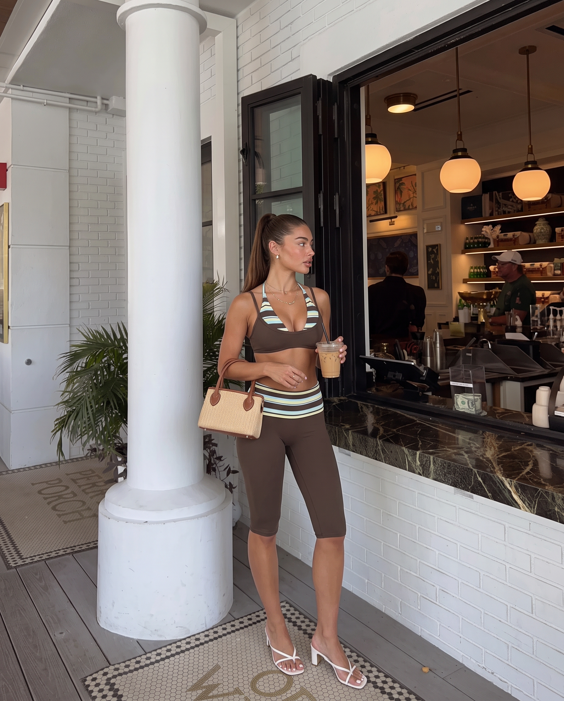 Romy Fold Over Capri Leggings